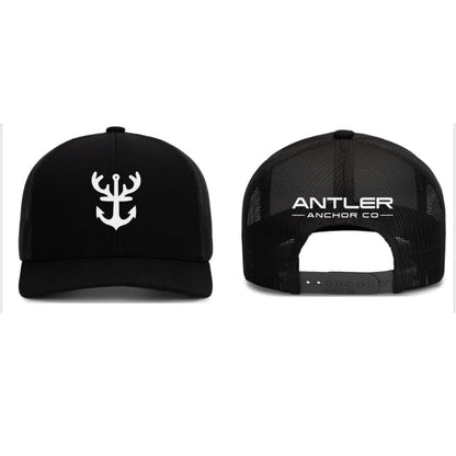 Product photo of black Antler Anchor Co. snapback hat