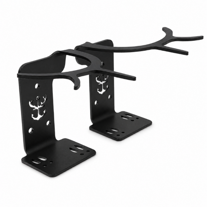 Shed Antler Hanger Set - Slob Knocker Size - Black Label