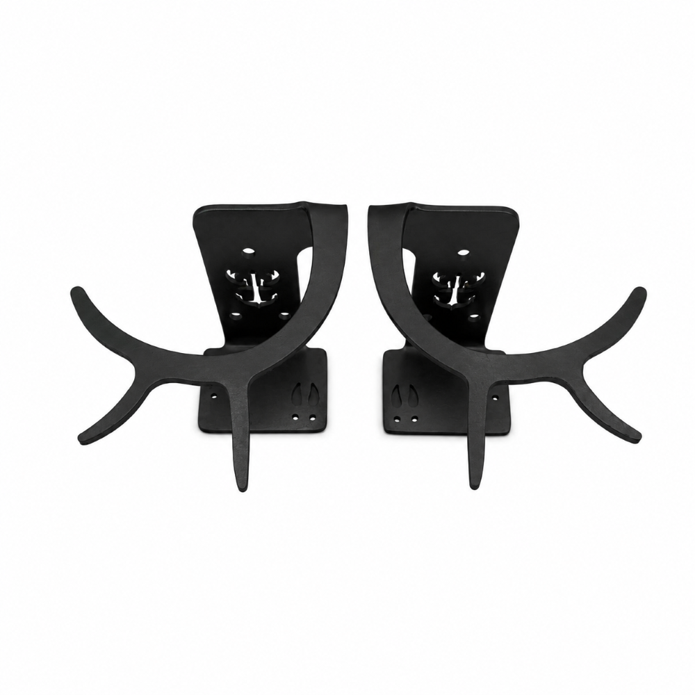 Shed Antler Hanger Set - Slob Knocker Size (BLACK LABEL EDITION)
