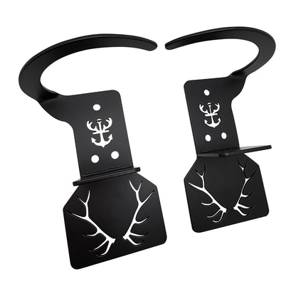Elk Shed Antler Hanger Set - Black Label