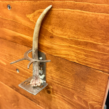 Shed Antler Hanger Single - Original Size (Left Antler)