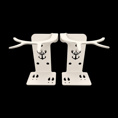 Product photo of White Out Booner shed antler hanger set