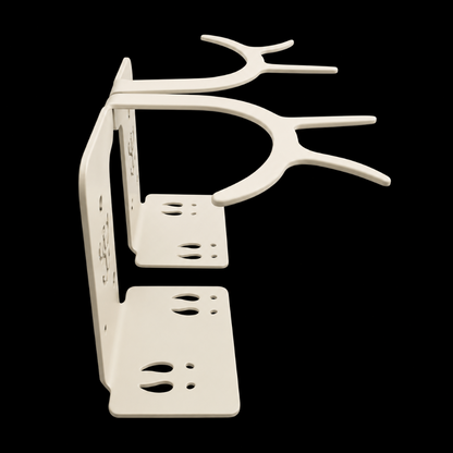 Shed Antler Hanger Set - Booner Size - White Out