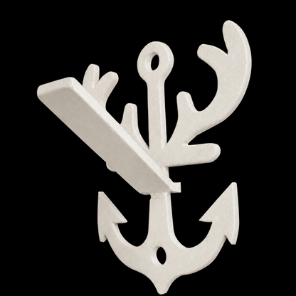 Product photo of White Out European mount skull hanger