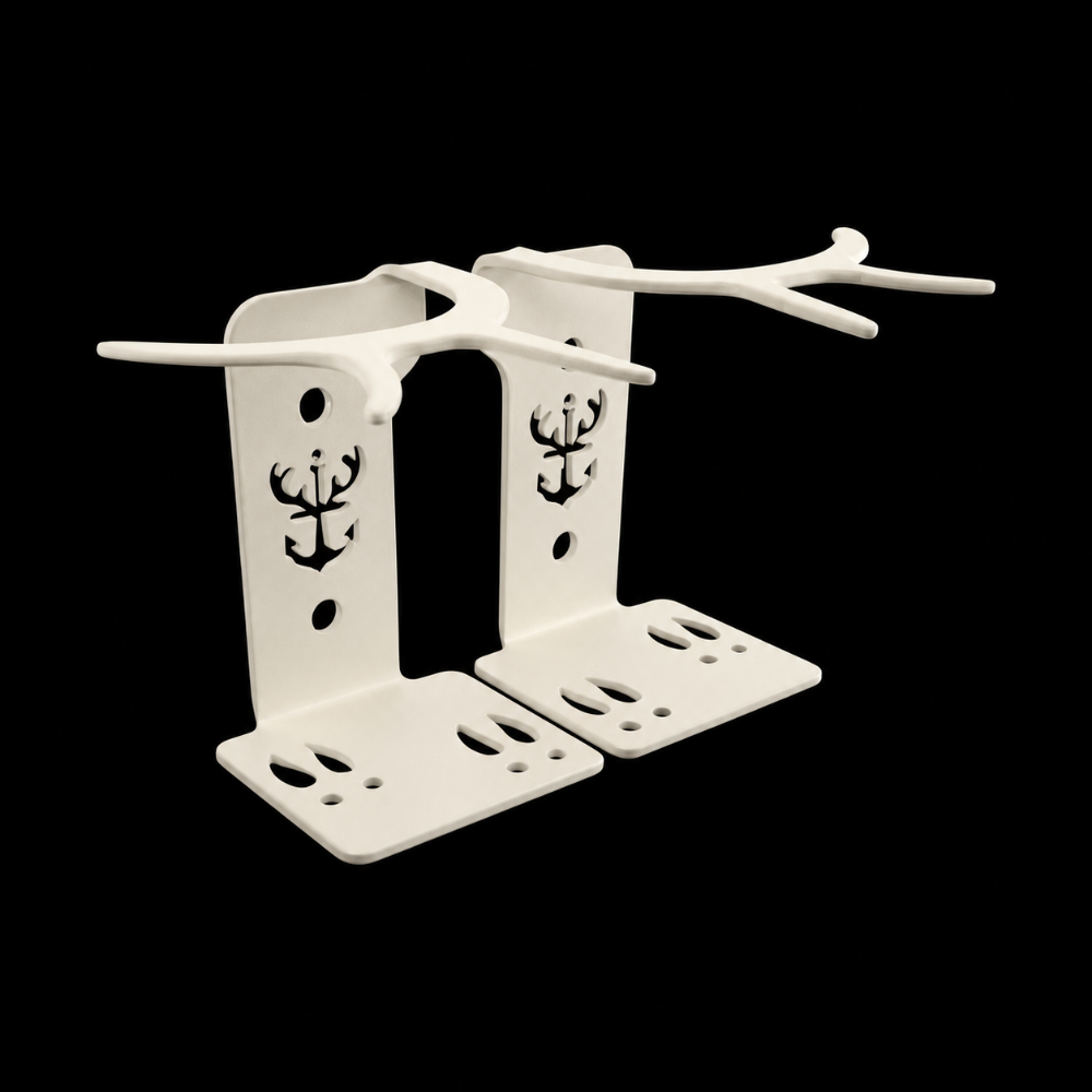 Shed Antler Anchor Set - Original Size (WHITE OUT EDITION)