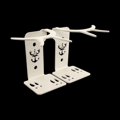 Shed Antler Hanger Set - Original Size - White Out