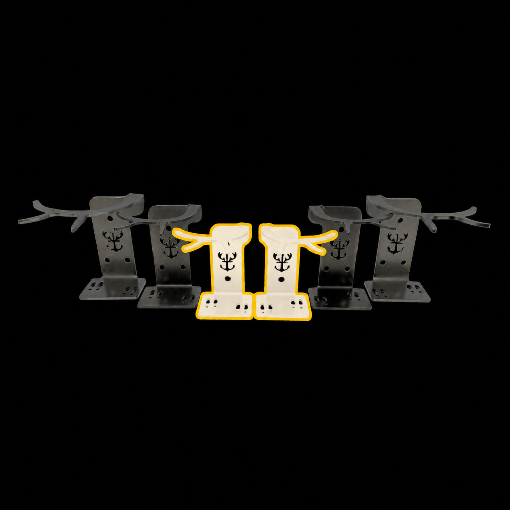 Shed Antler Anchor Set - Original Size (WHITE OUT EDITION)