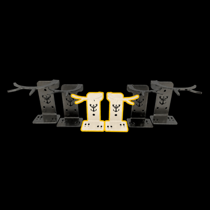 Shed Antler Hanger Set - Original Size - White Out