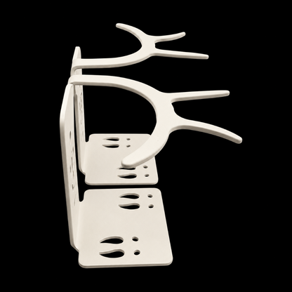 Shed Antler Hanger Set - Original Size - White Out