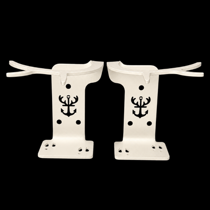 Shed Antler Hanger Set - Slob Knocker Size - White Out
