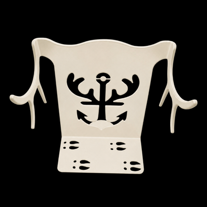 Tabletop Antler Anchor - White Out